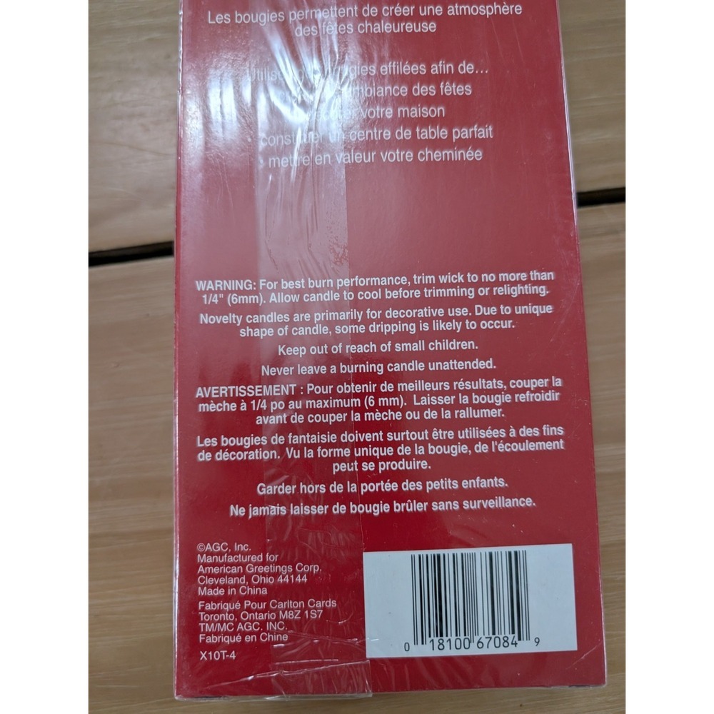 Guild House‎ Christmas Candles American Greetings Company 10" Tapers - Picture 4 of 5